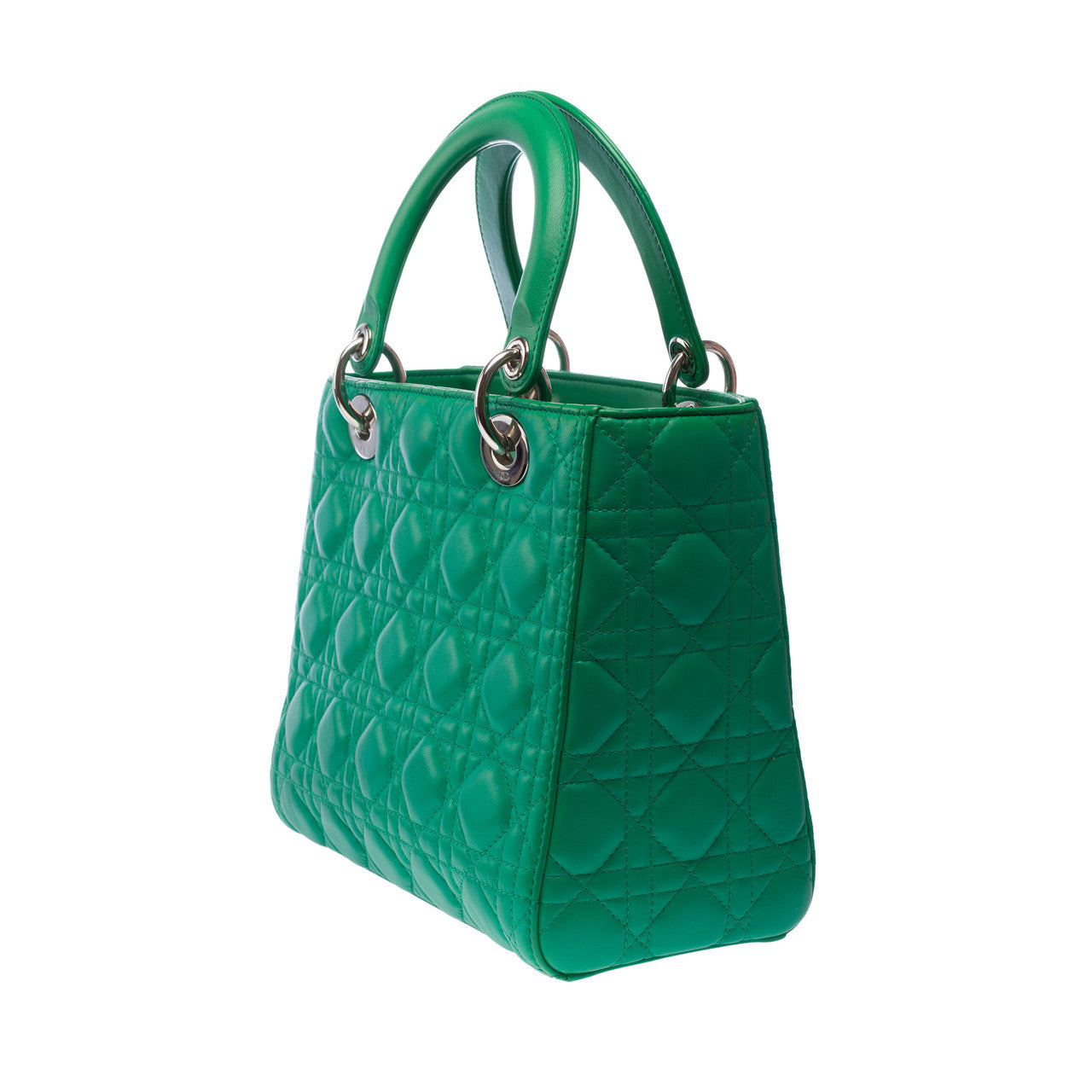 Sac DIOR Lady Dior en Cuir Vert - 102965