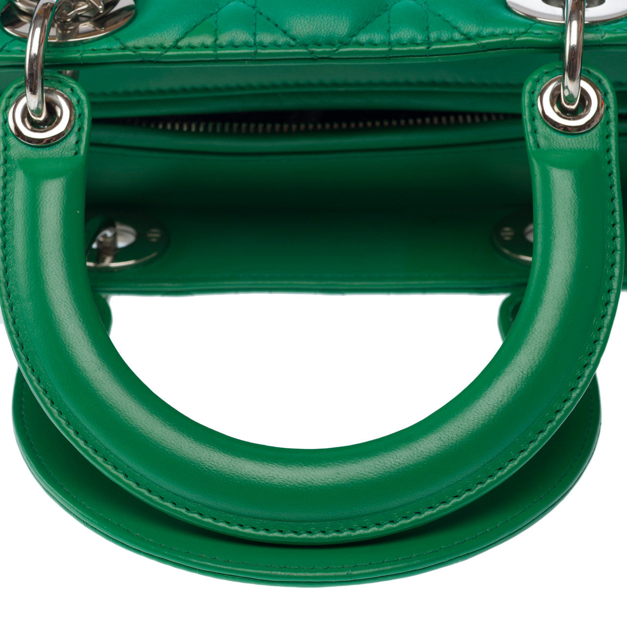Sac DIOR Lady Dior en Cuir Vert - 102965