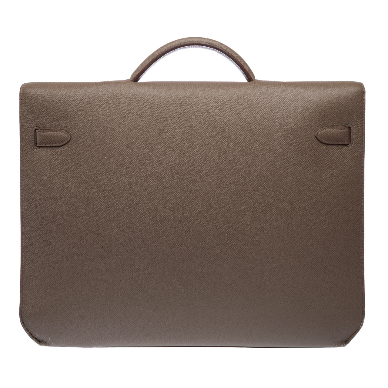 Sac HERMES Kelly Depeches en Cuir Gris - 102969