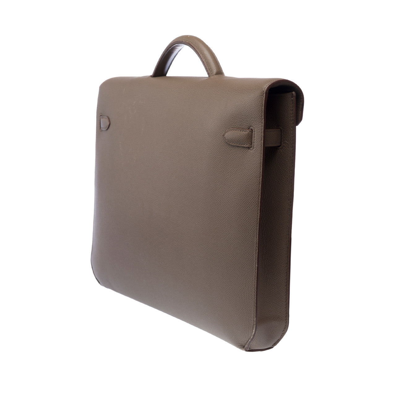 Sac HERMES Kelly Depeches en Cuir Gris - 102969
