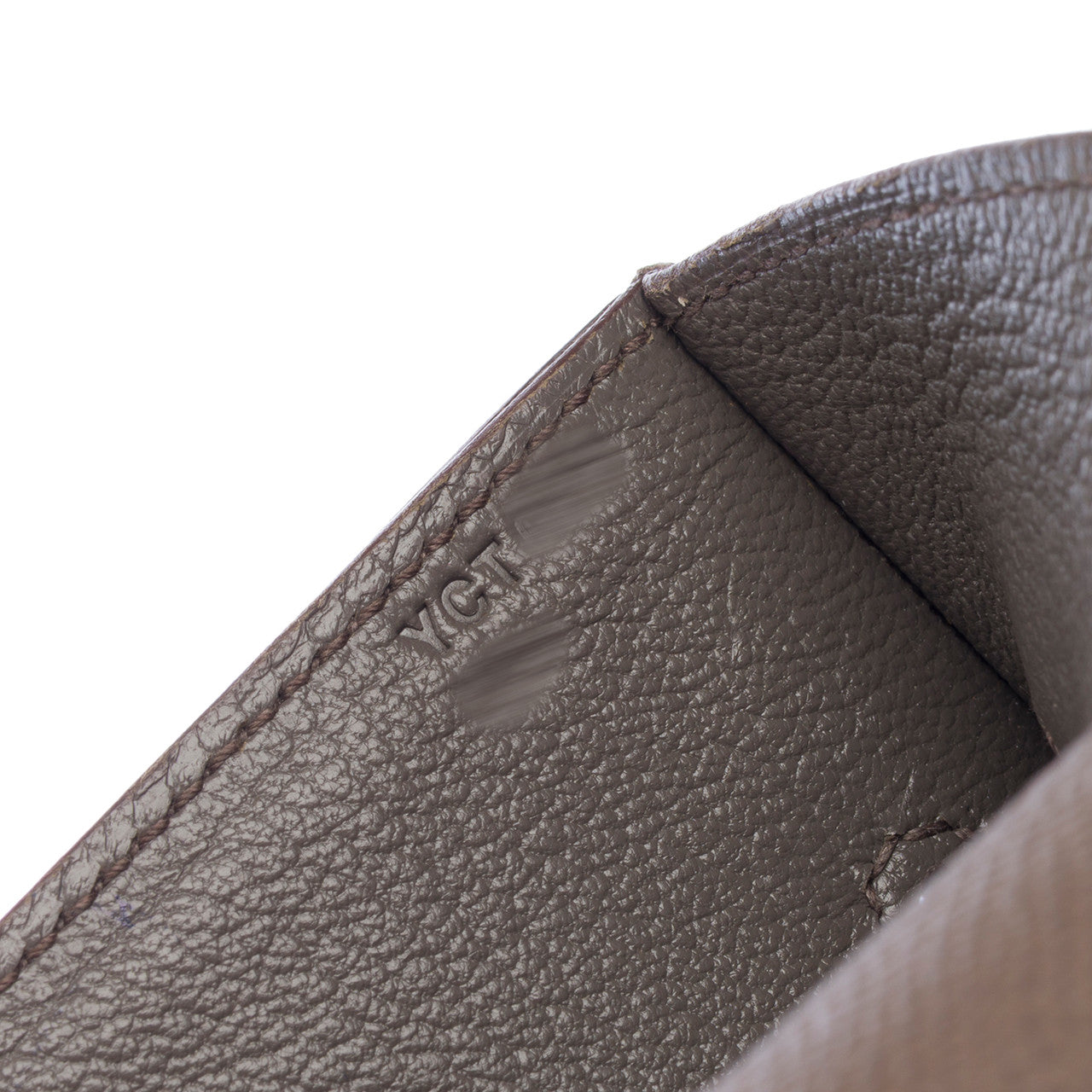 Sac HERMES Kelly Depeches en Cuir Gris - 102969