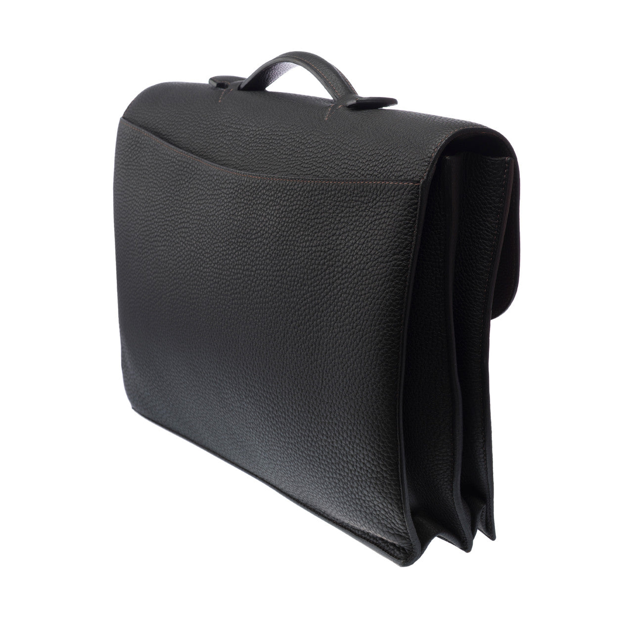 Sac HERMES Sac a depeches en Cuir Noir - 102968