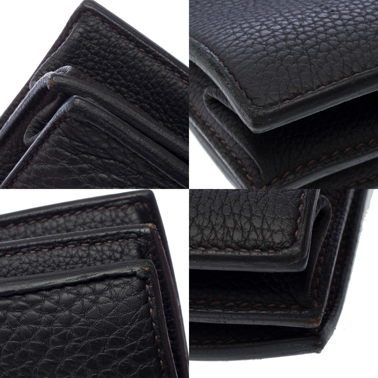 Sac HERMES Sac a depeches en Cuir Noir - 102968