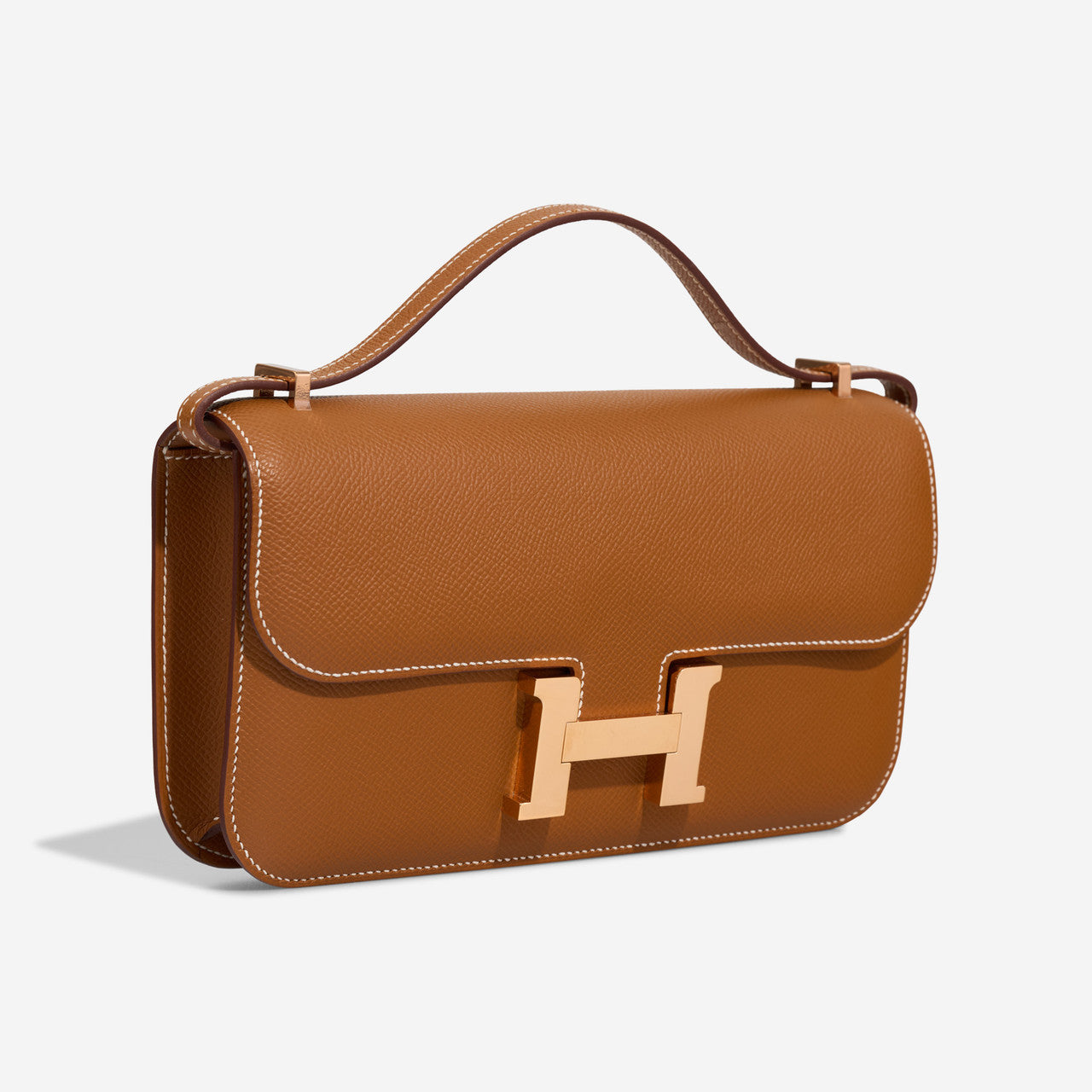 Sac HERMES Constance en Cuir Doré - 102972