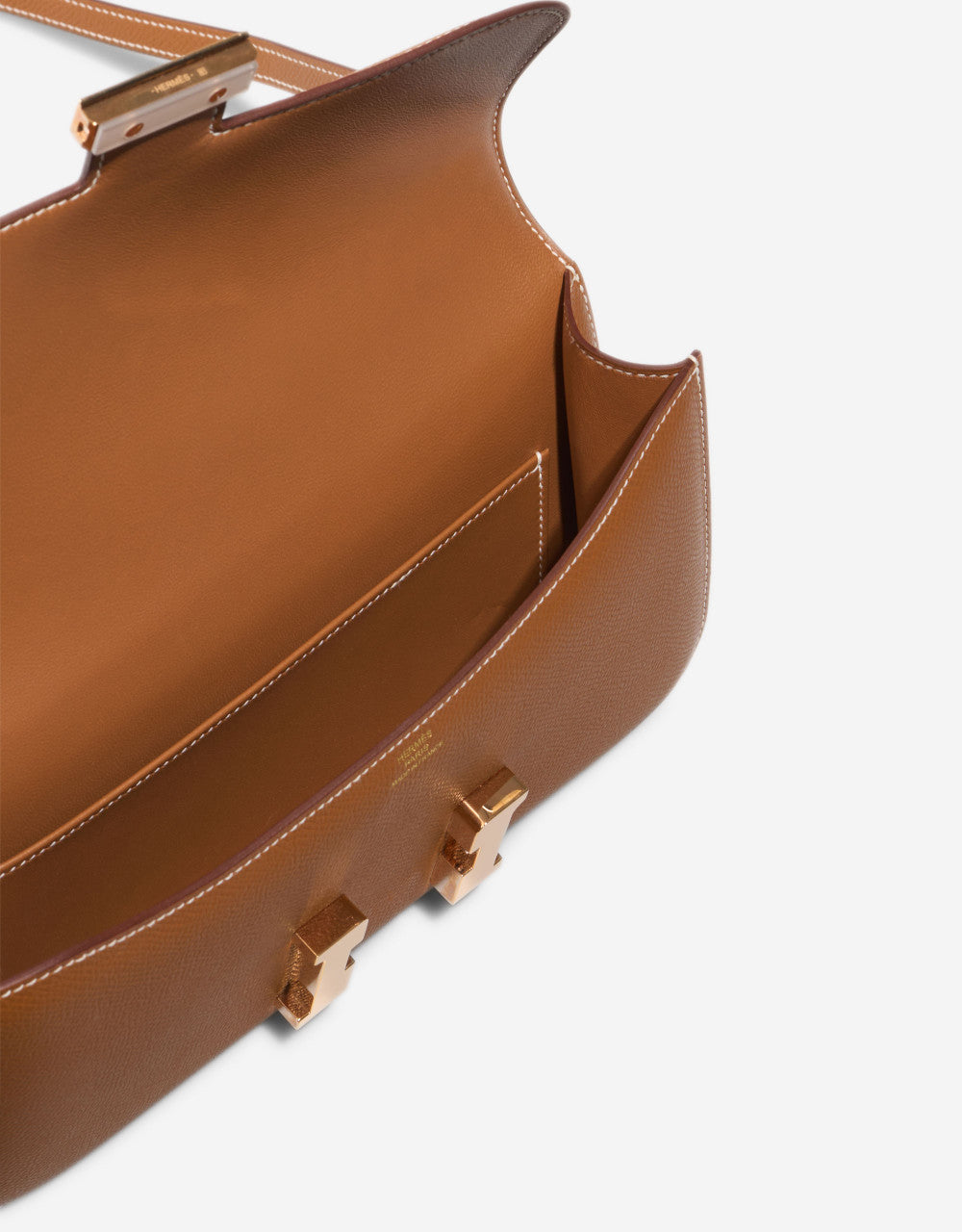 Sac HERMES Constance en Cuir Doré - 102972
