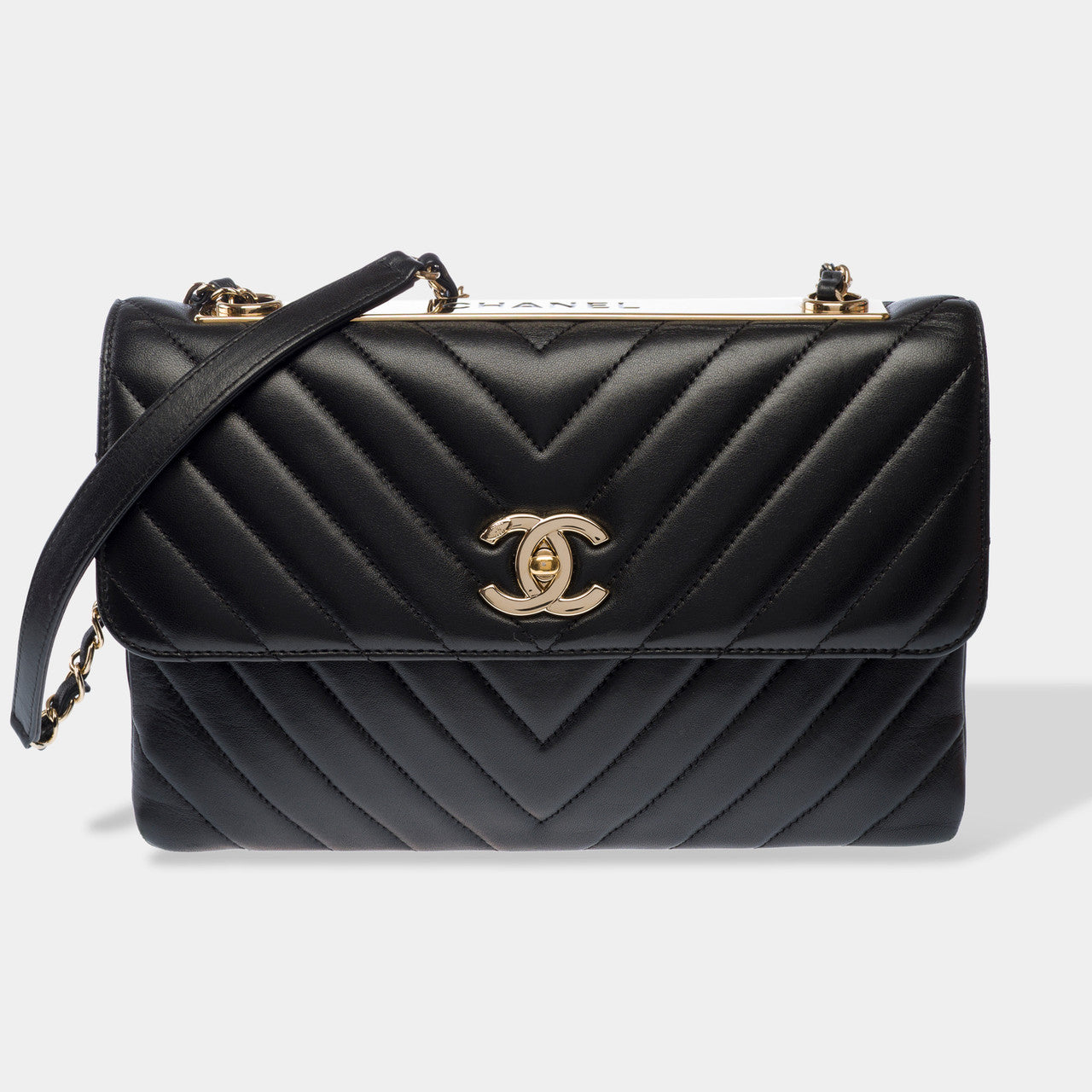 Sac CHANEL Timeless/Classique en Cuir Noir - 103003