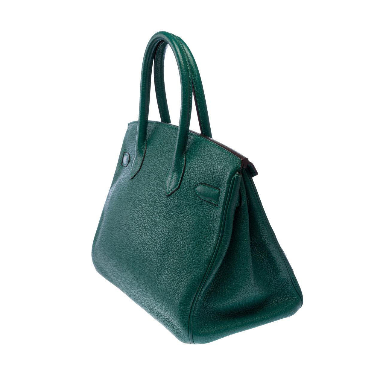 Sac HERMES Birkin 30 en Cuir Vert - 103006