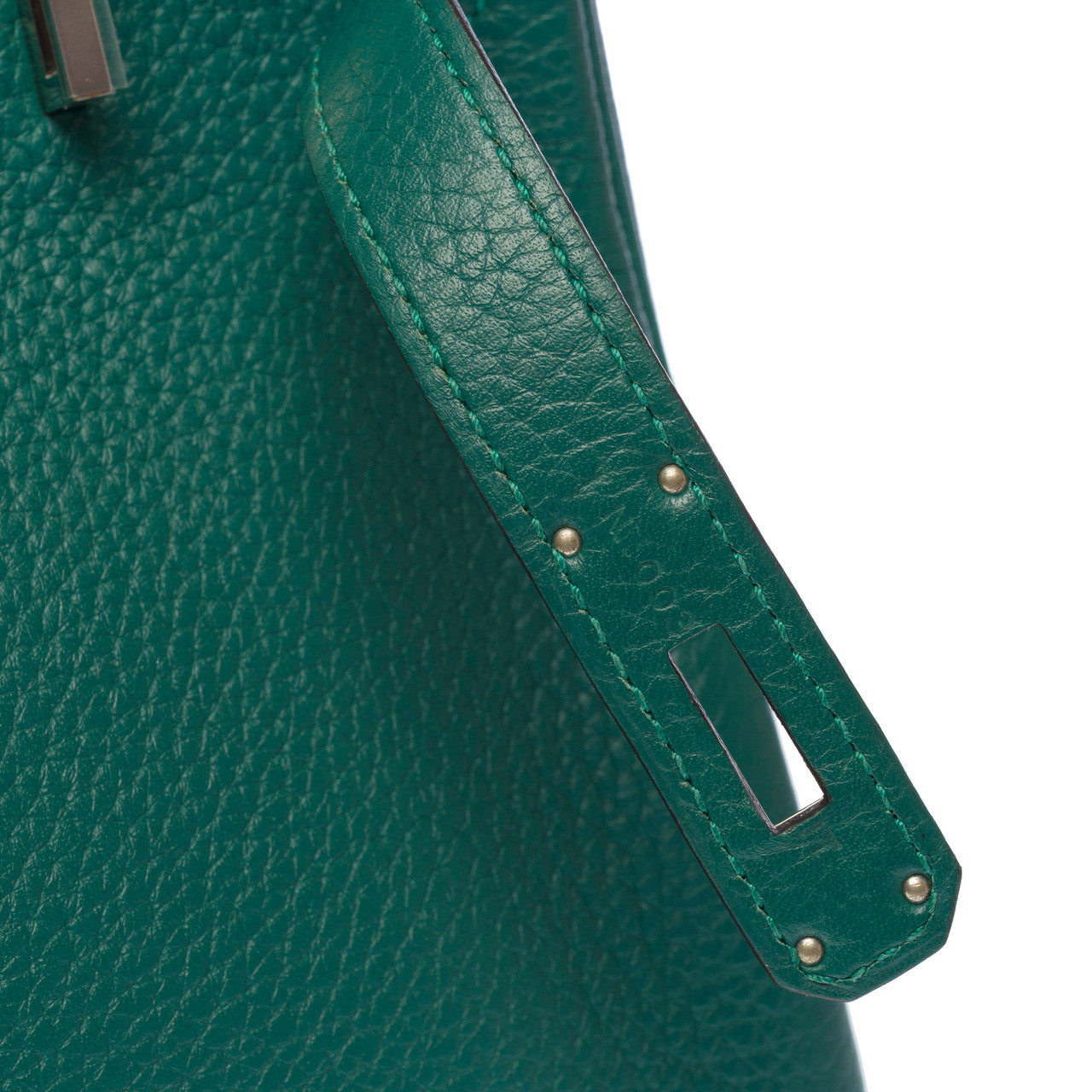 Sac HERMES Birkin 30 en Cuir Vert - 103006