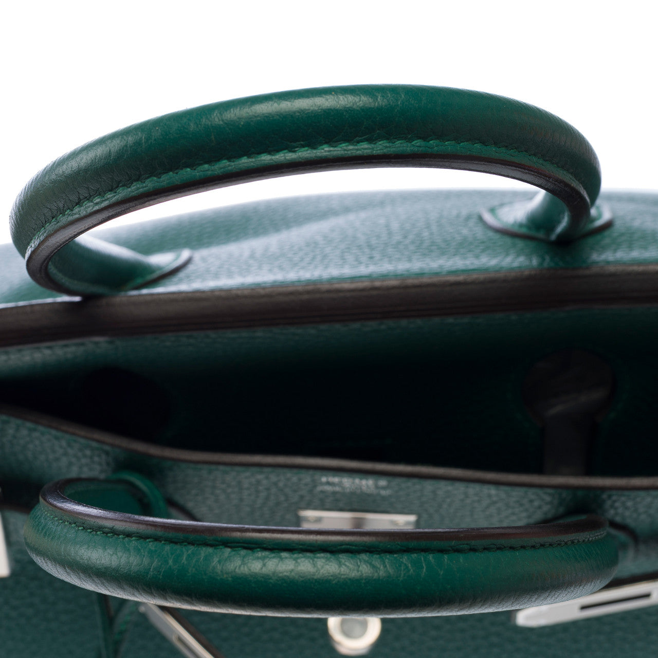 Sac HERMES Birkin 30 en Cuir Vert - 103006