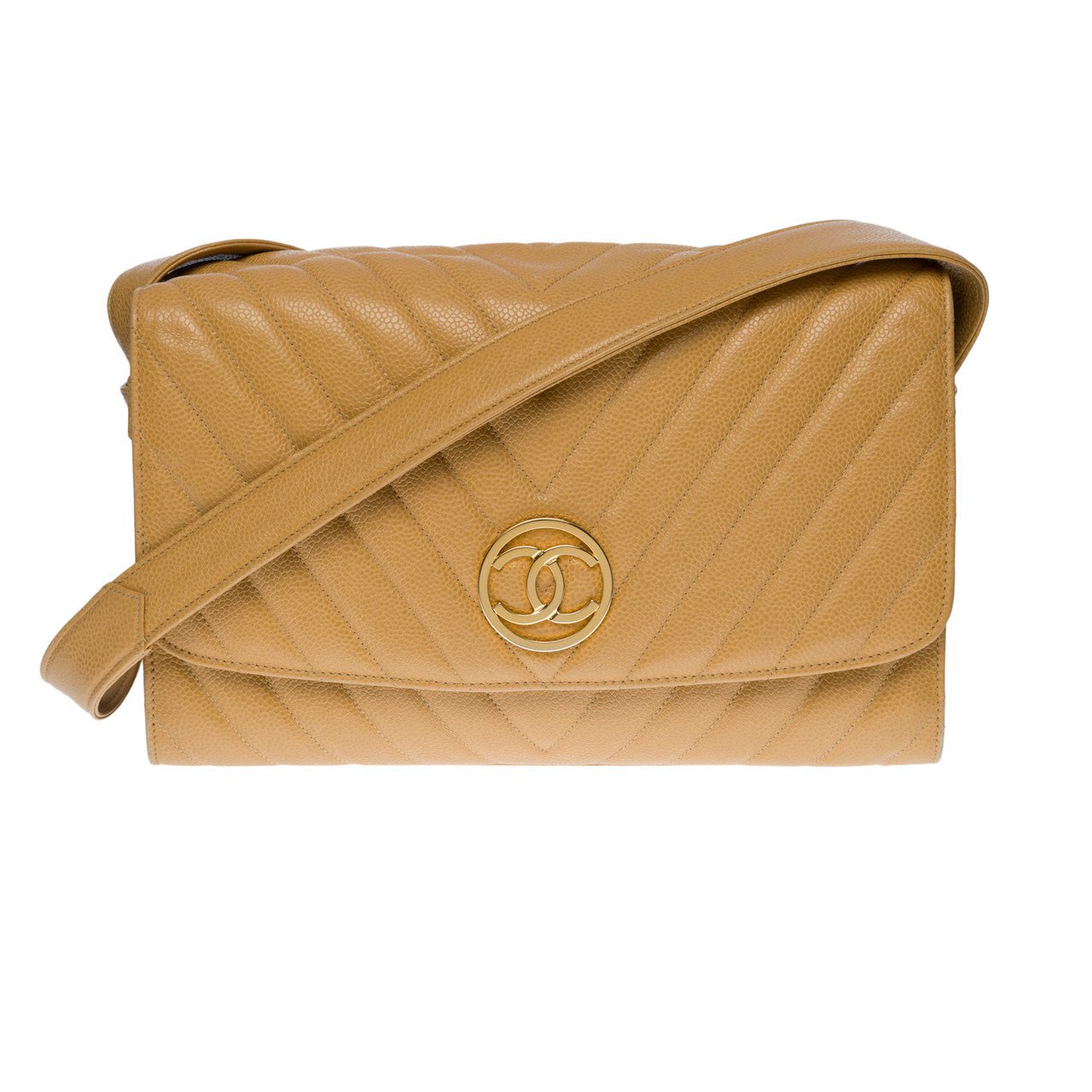 Sac CHANEL en Cuir Beige - 103014