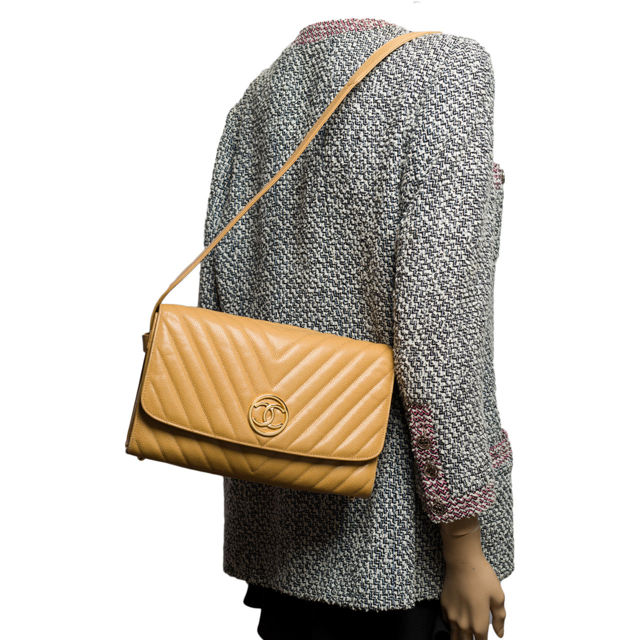 Sac CHANEL en Cuir Beige - 103014