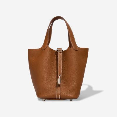 Sac HERMES Picotin en Cuir Doré - 102975