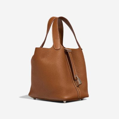Sac HERMES Picotin en Cuir Doré - 102975