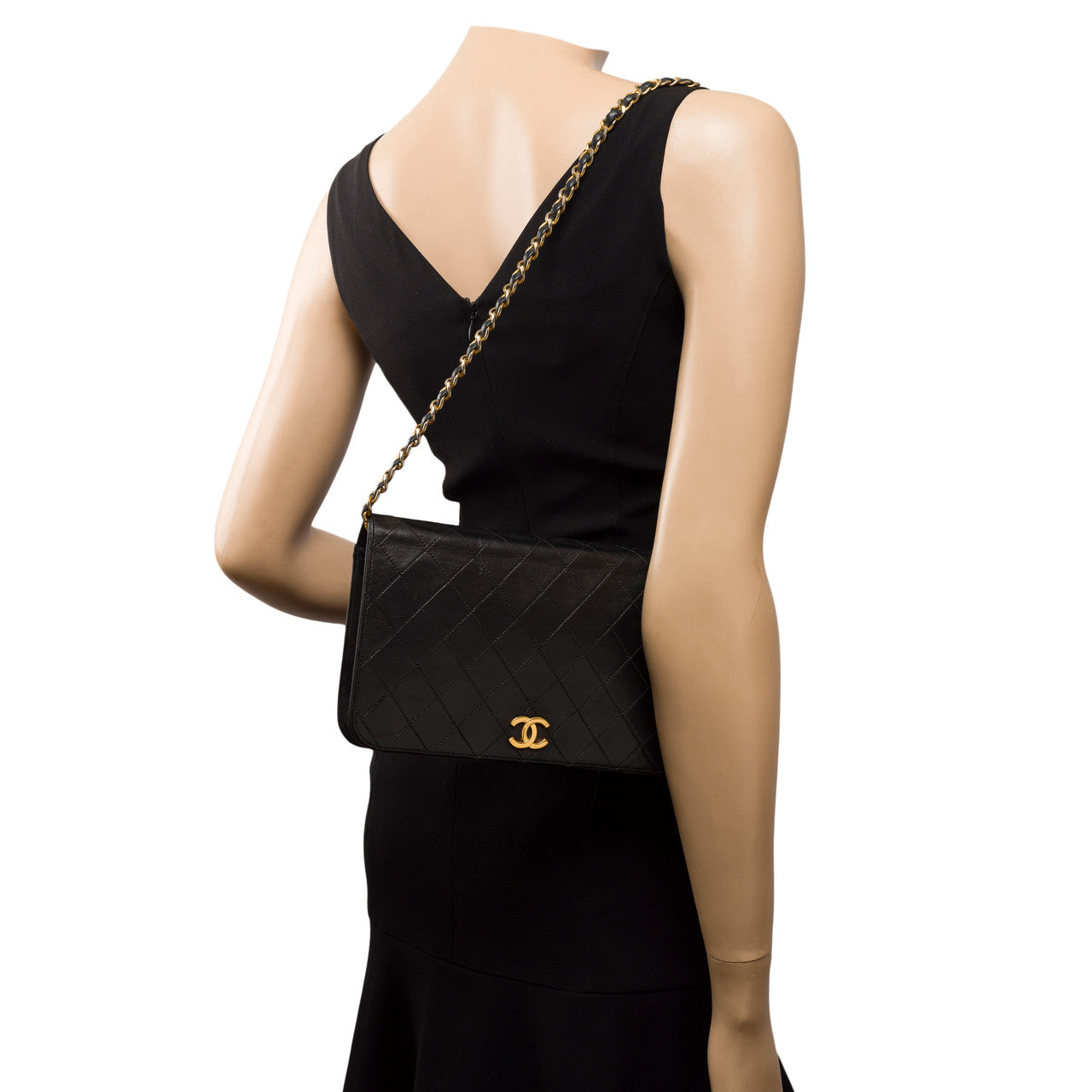 Sac CHANEL Timeless/Classique en Cuir Noir - 103011