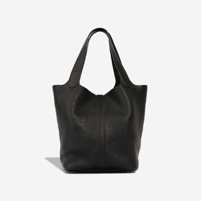 Sac HERMES Picotin en Cuir Noir - 102980