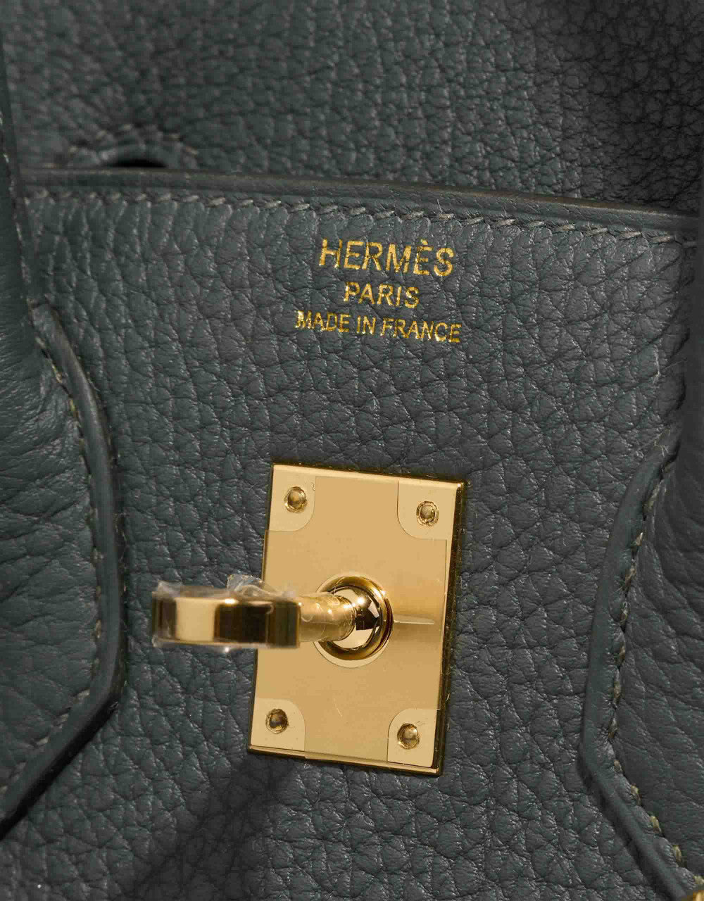 Sac HERMES Birkin 25 en Cuir Vert - 102984