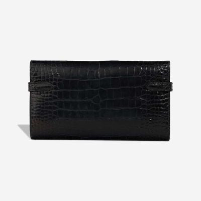 Sac HERMES Kelly Mini en Cuirs exotiques Noir - 102987