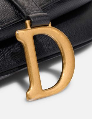Sac DIOR Saddle en Cuir Noir - 102988