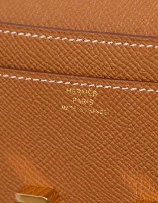 Sac HERMES Constance en Cuir Doré - 102992