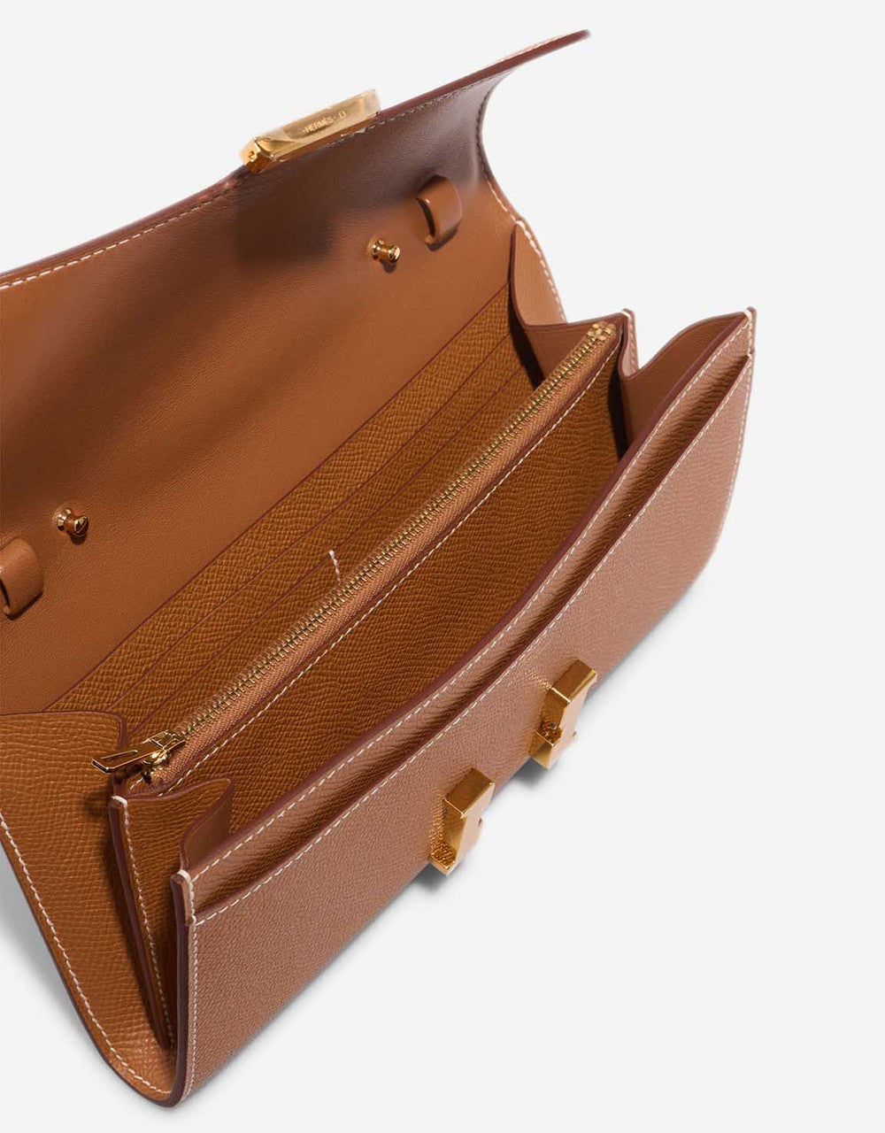 Sac HERMES Constance en Cuir Doré - 102992