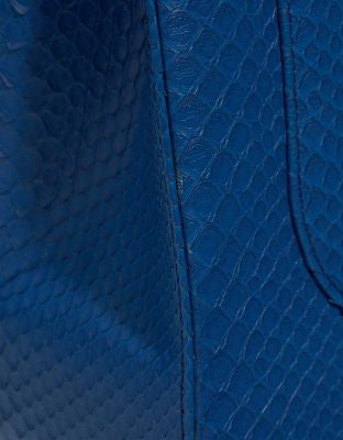Sac CHANEL Timeless/Classique en Cuirs exotiques Bleu - 102993