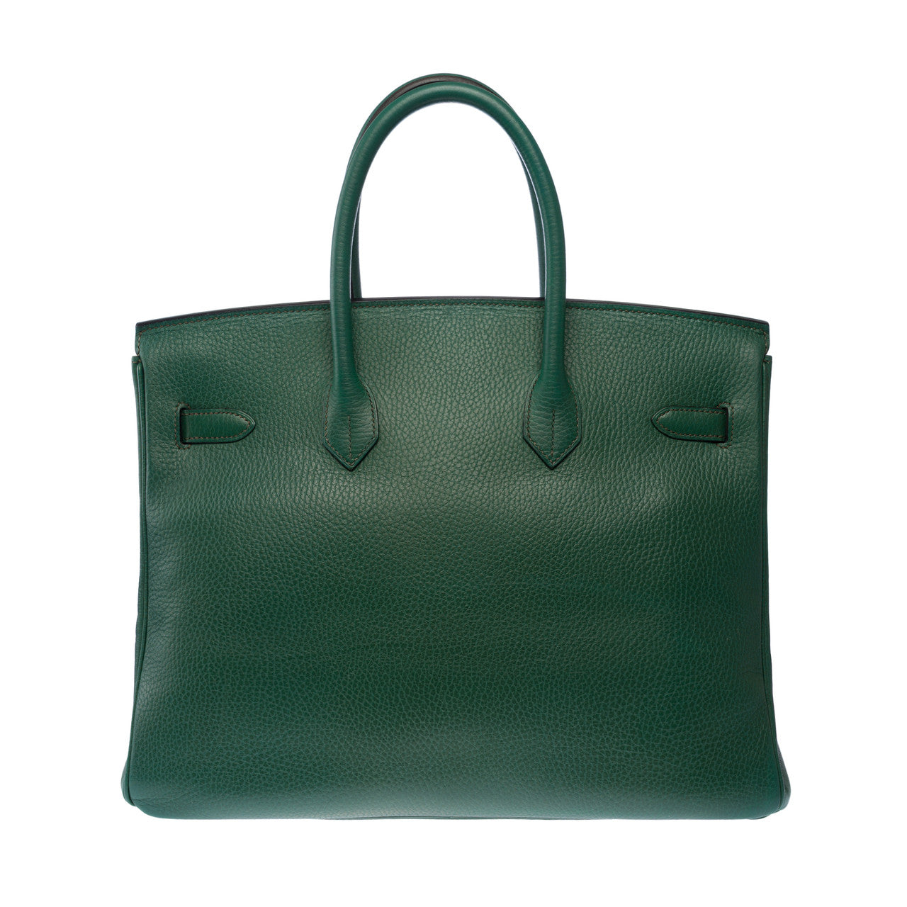 Sac HERMES Birkin 35 en Cuir Vert - 103018