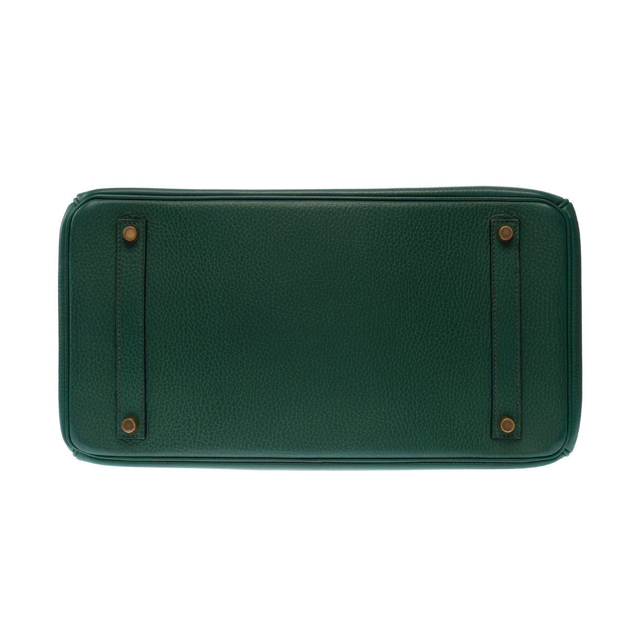 Sac HERMES Birkin 35 en Cuir Vert - 103018