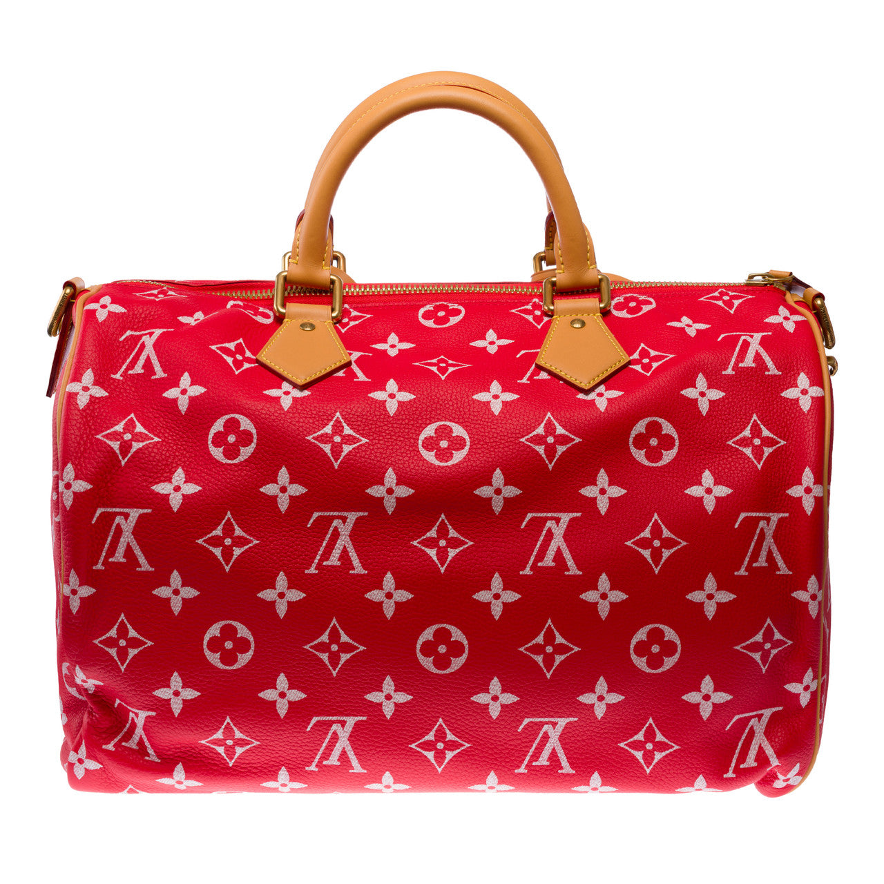 Sac LOUIS VUITTON Speedy en Cuir Rouge - 103016