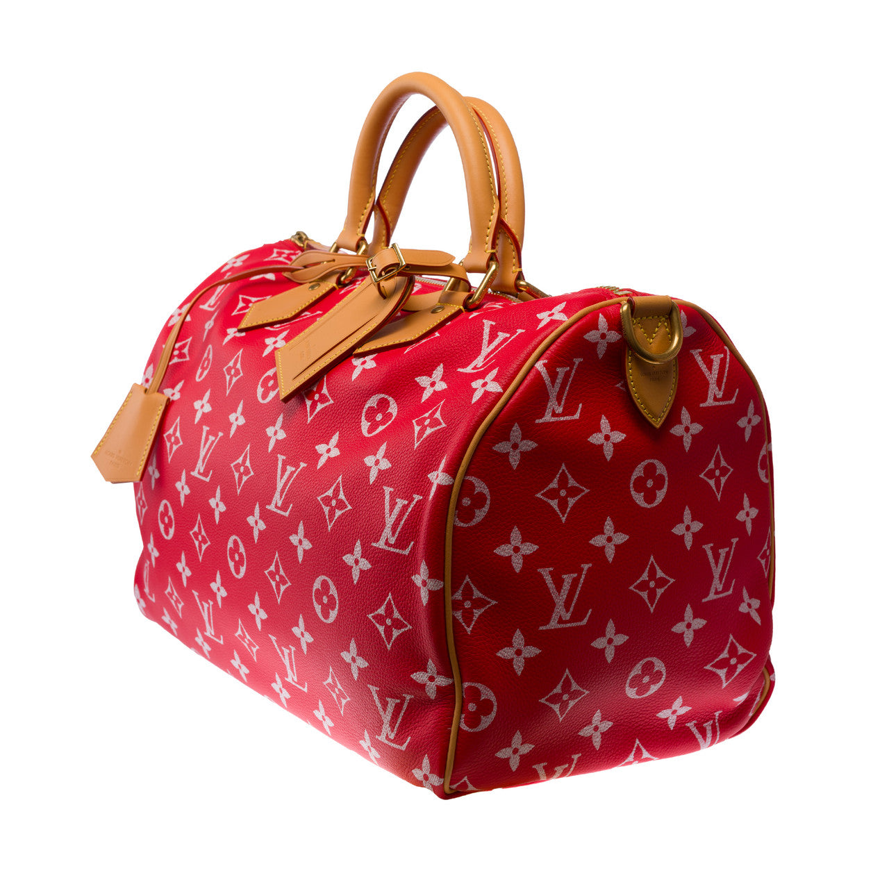 Sac LOUIS VUITTON Speedy en Cuir Rouge - 103016