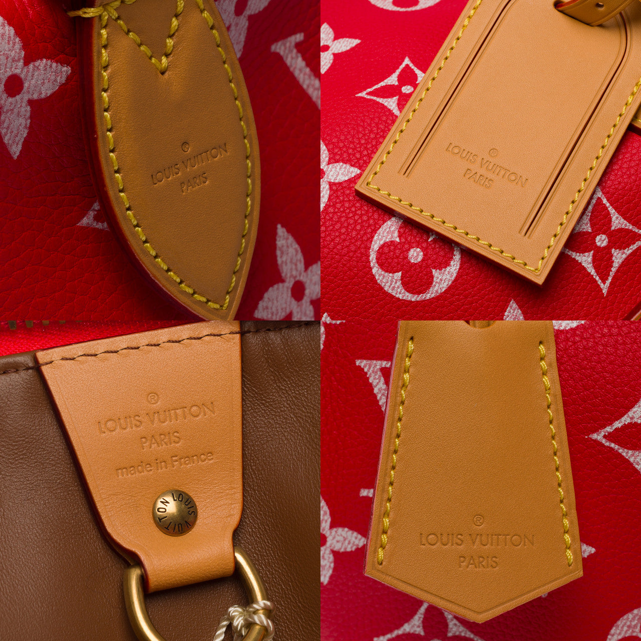 Sac LOUIS VUITTON Speedy en Cuir Rouge - 103016