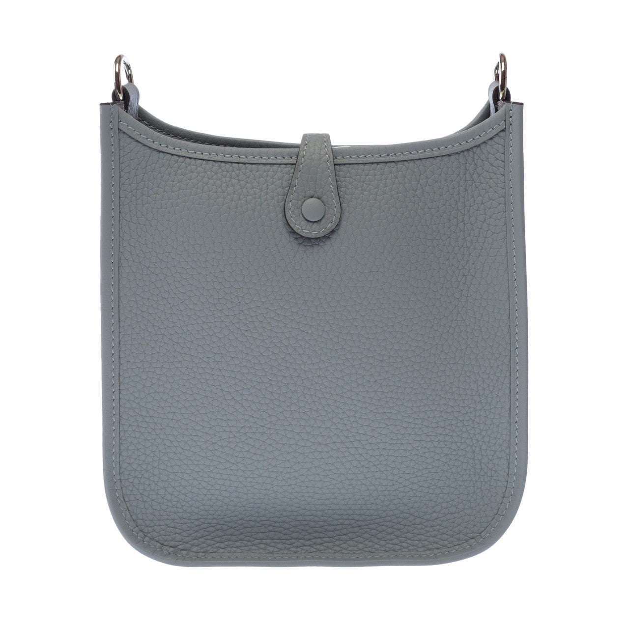 Sac HERMES Mini Evelyne en Cuir Gris - 103020