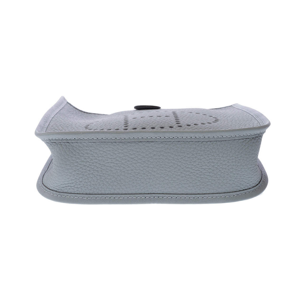 Sac HERMES Mini Evelyne en Cuir Gris - 103020