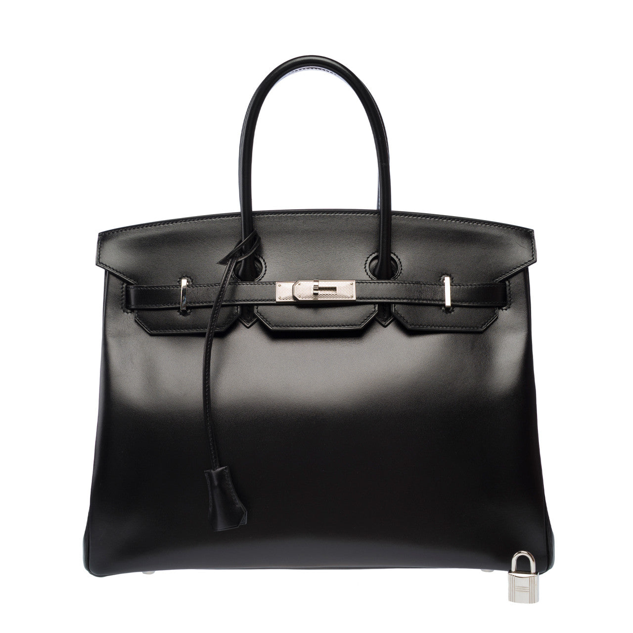 Sac HERMES Birkin 35 en Cuir Noir - 103048