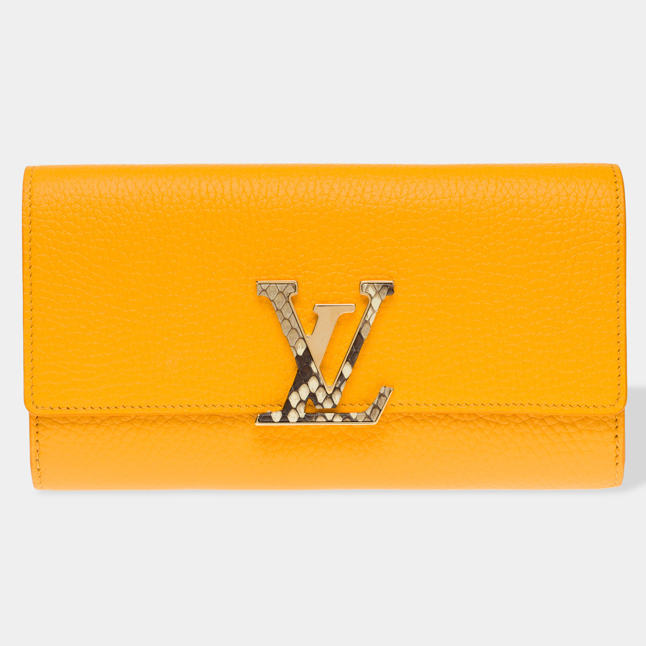 Accessoire LOUIS VUITTON Capucines en Cuir Orange - 102772
