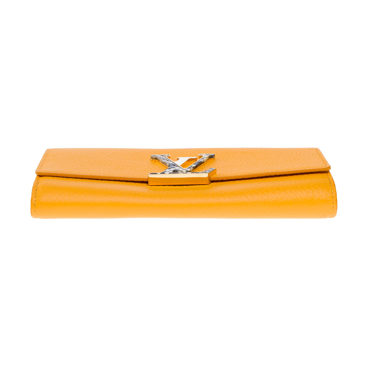 Accessoire LOUIS VUITTON Capucines en Cuir Orange - 102772