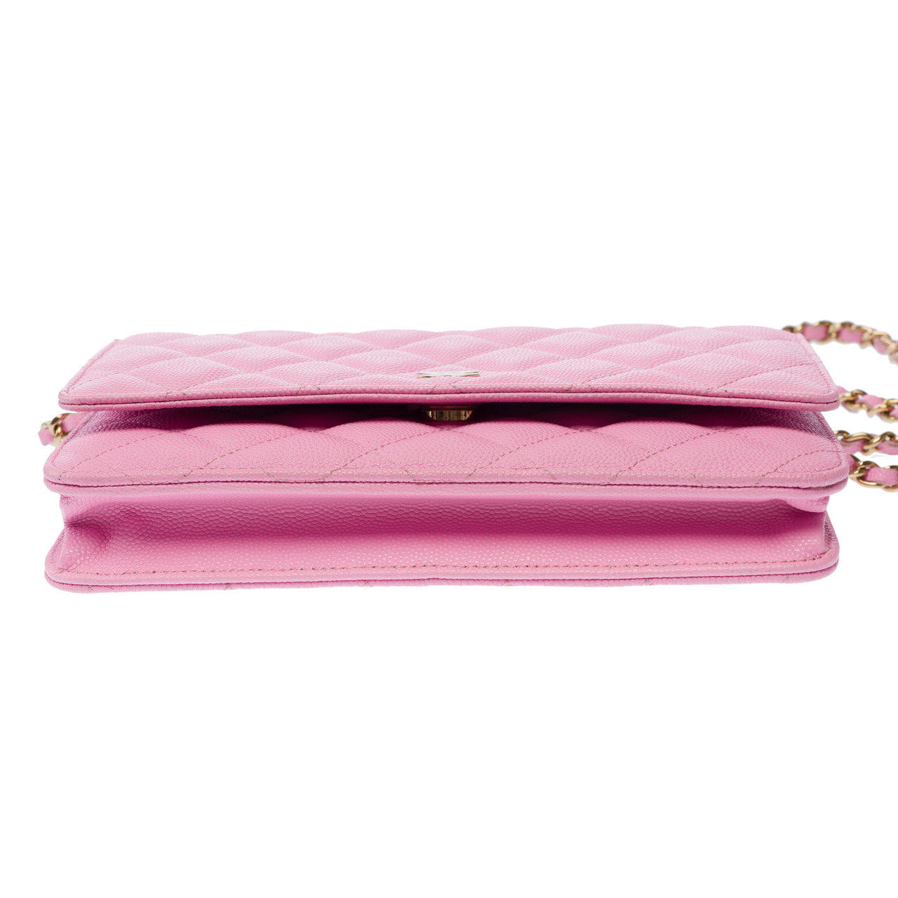 Sac CHANEL Wallet on Chain en Cuir Rose - 103065