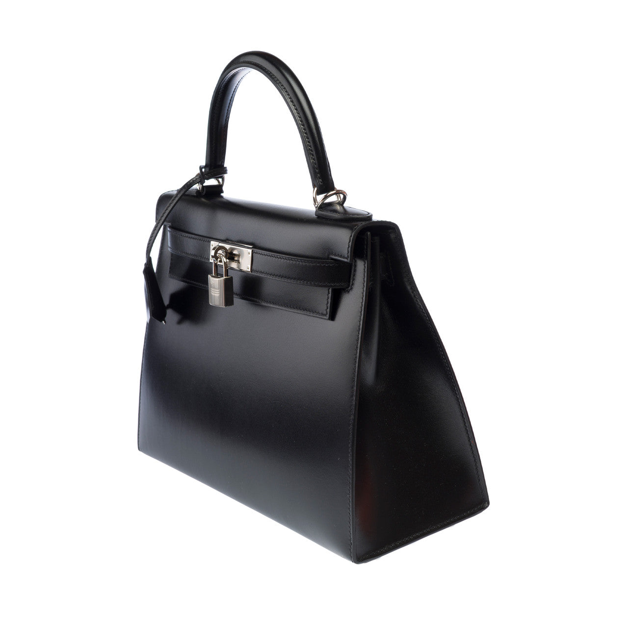 Sac HERMES Kelly 28 en Cuir Noir - 103078
