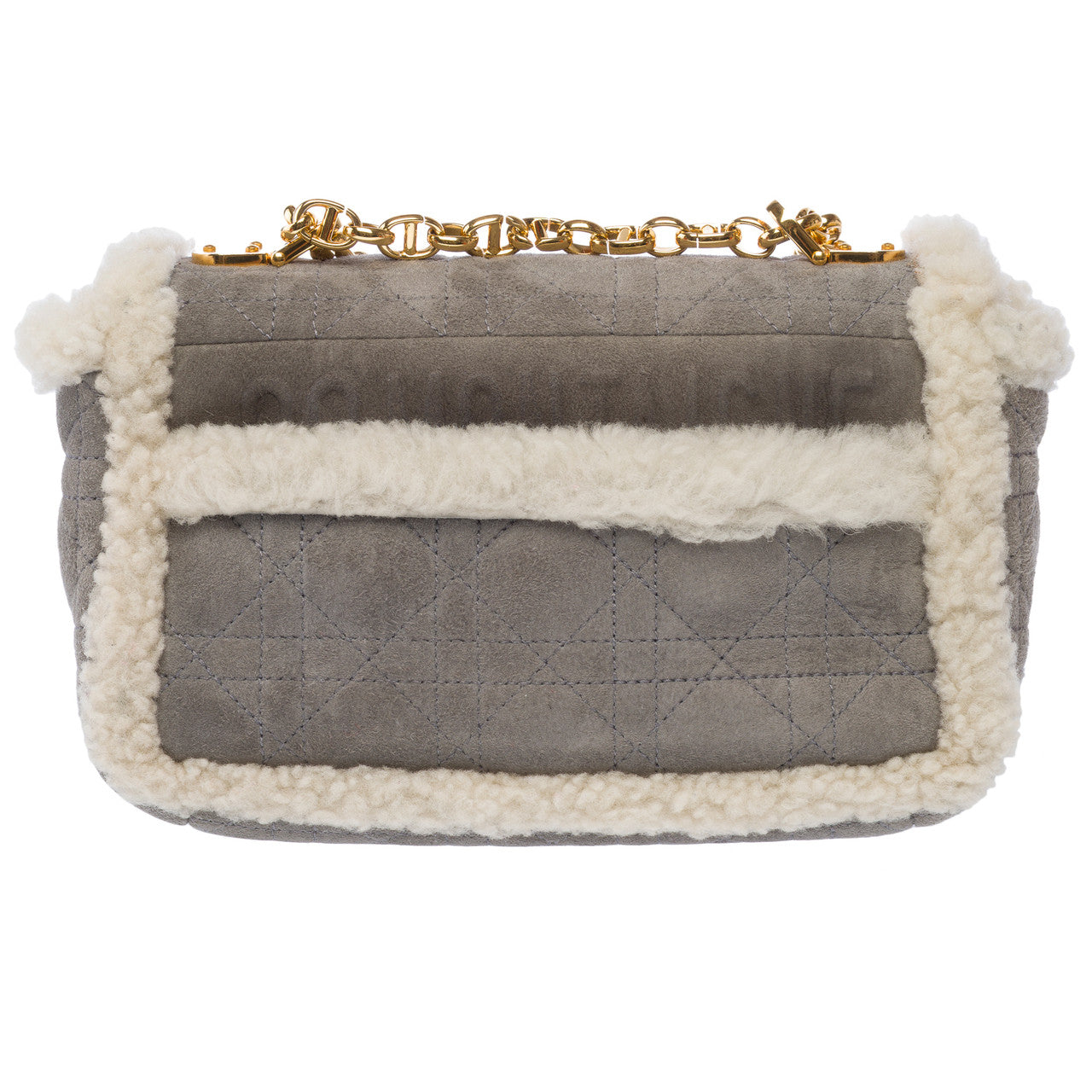 Sac DIOR Dior Caro en Suède Gris - 103071