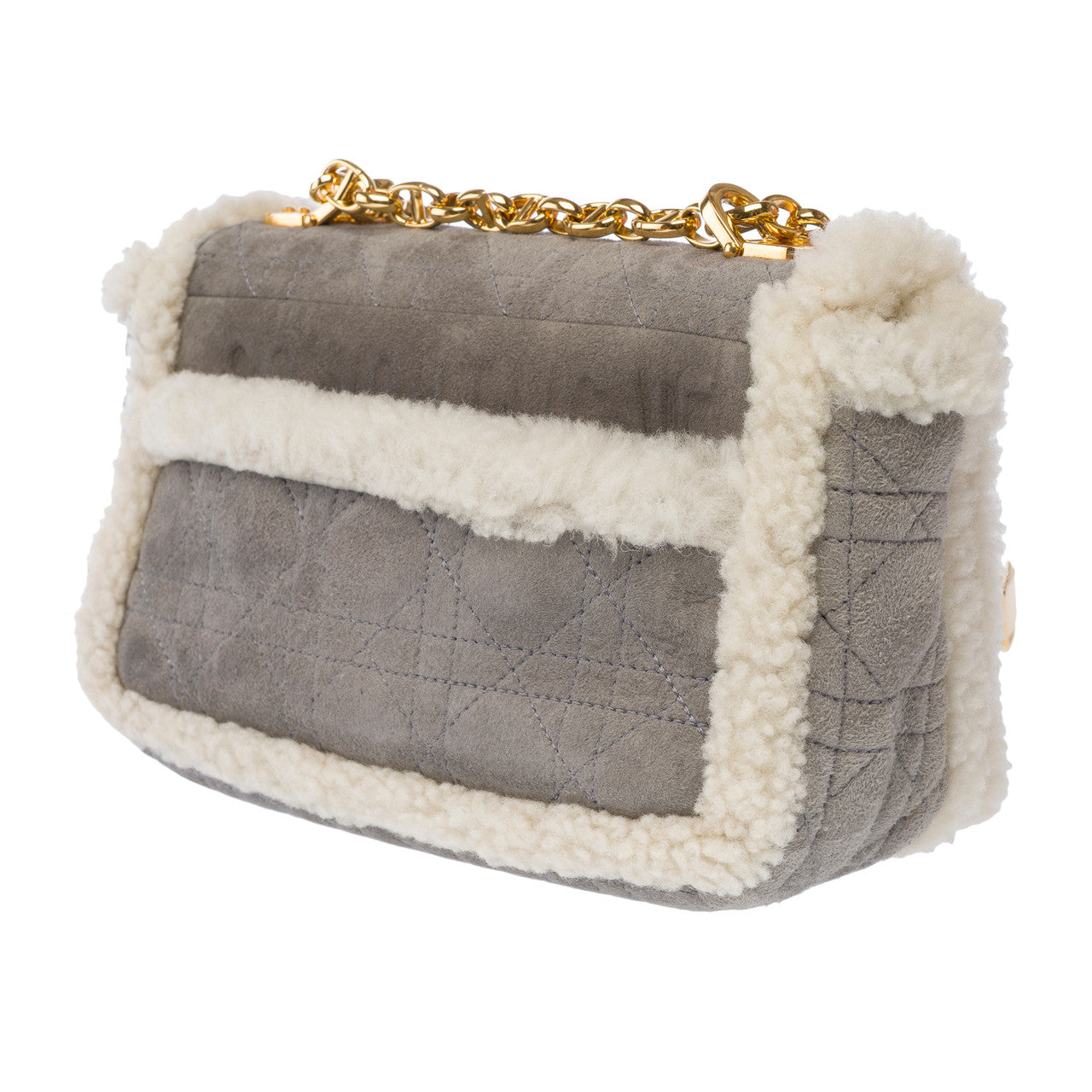 Sac DIOR Dior Caro en Suède Gris - 103071