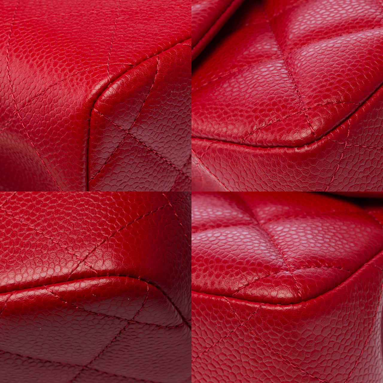 Sac CHANEL Timeless/Classique en Cuir Rouge - 103068