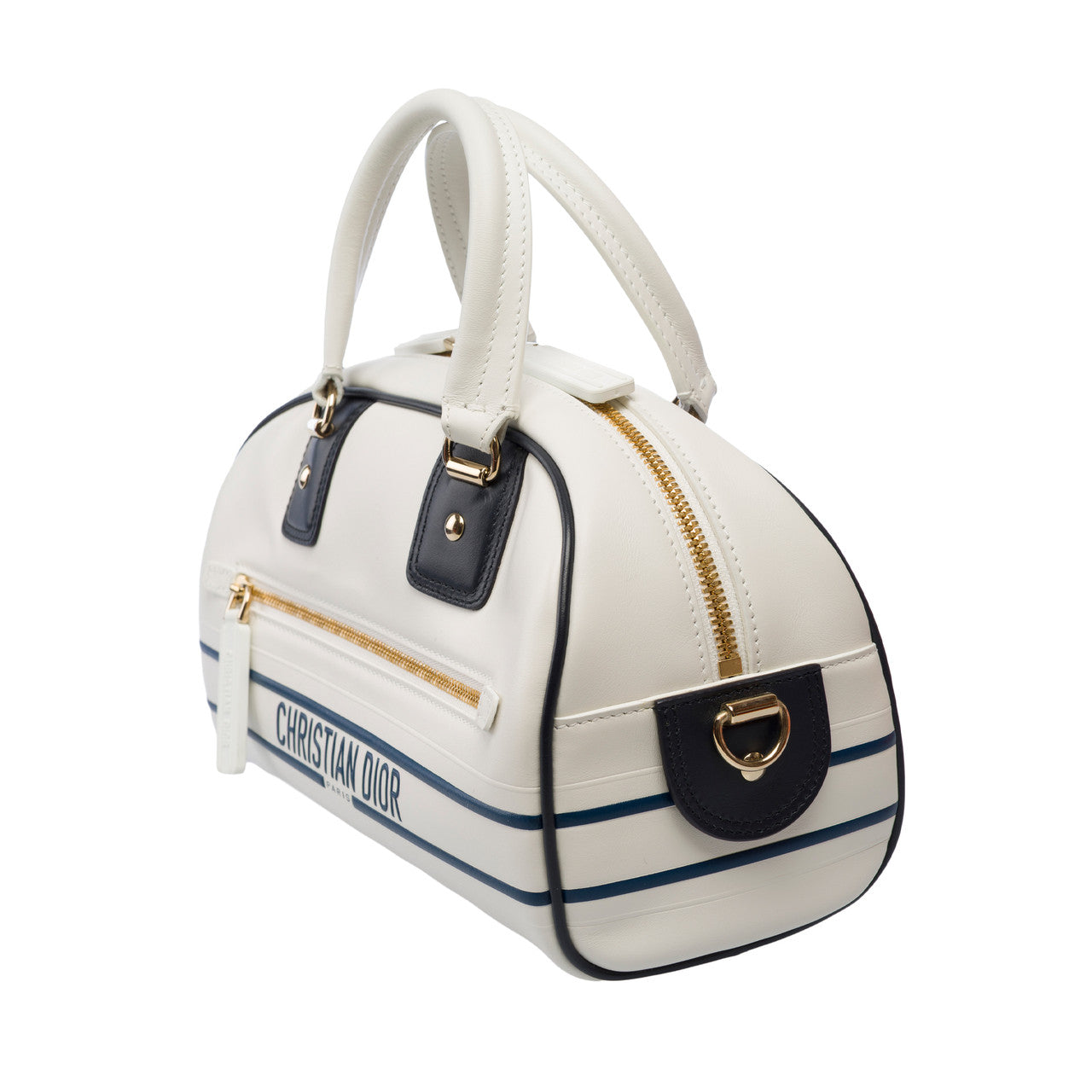 Sac DIOR en Cuir Blanc - 103076