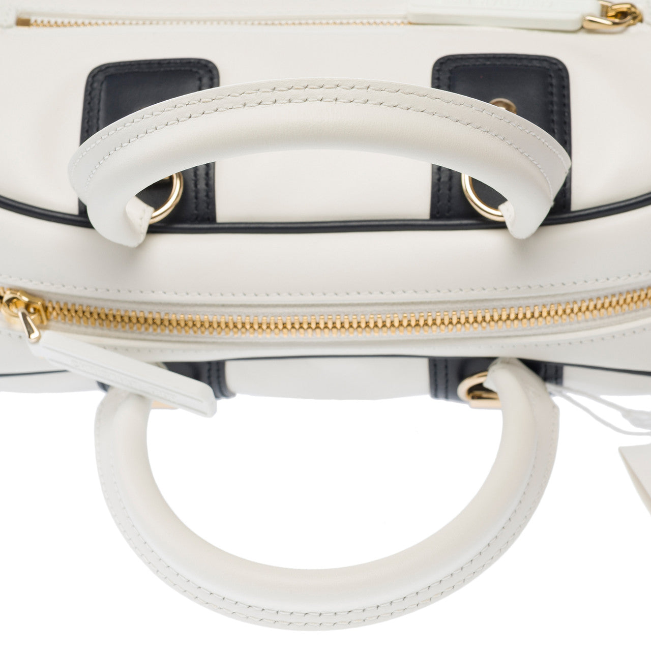 Sac DIOR en Cuir Blanc - 103076