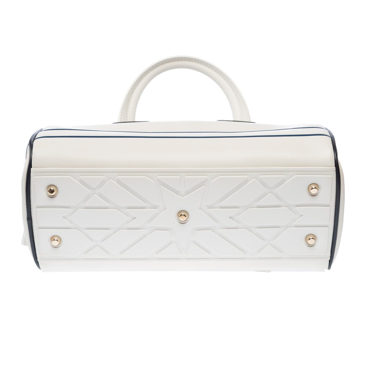 Sac DIOR en Cuir Blanc - 103076