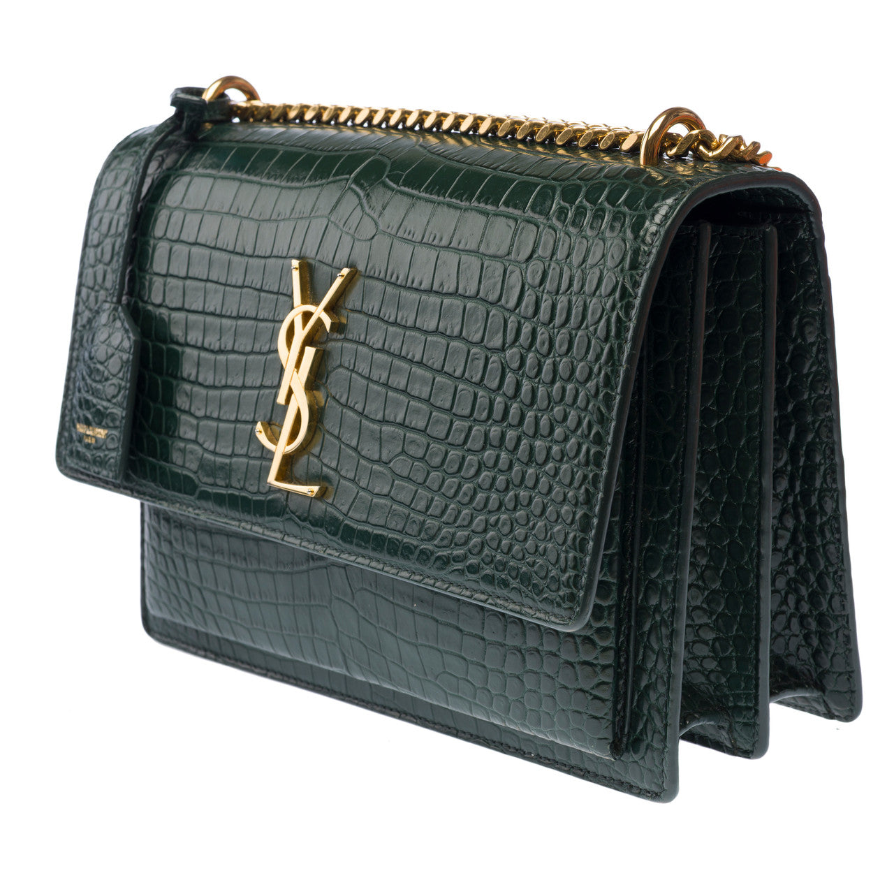 Sac YVES SAINT LAURENT en Cuir Vert - 103052