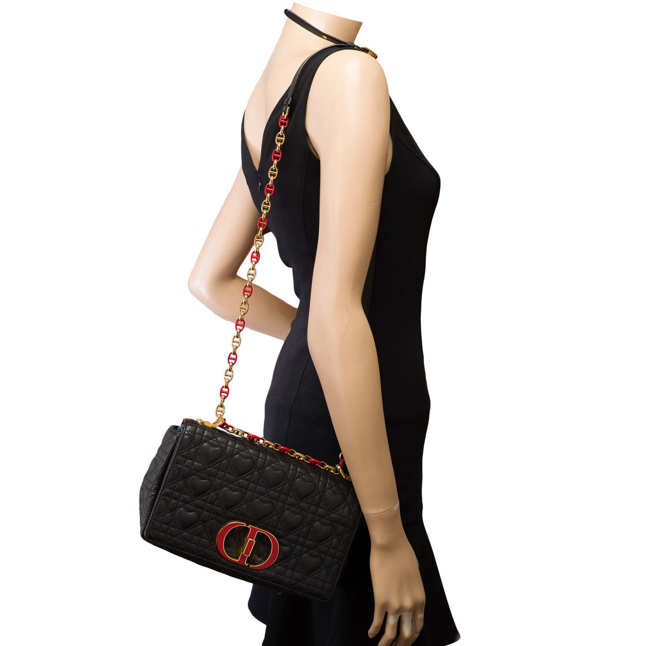 Sac DIOR Dior Caro en Cuir Noir - 103053