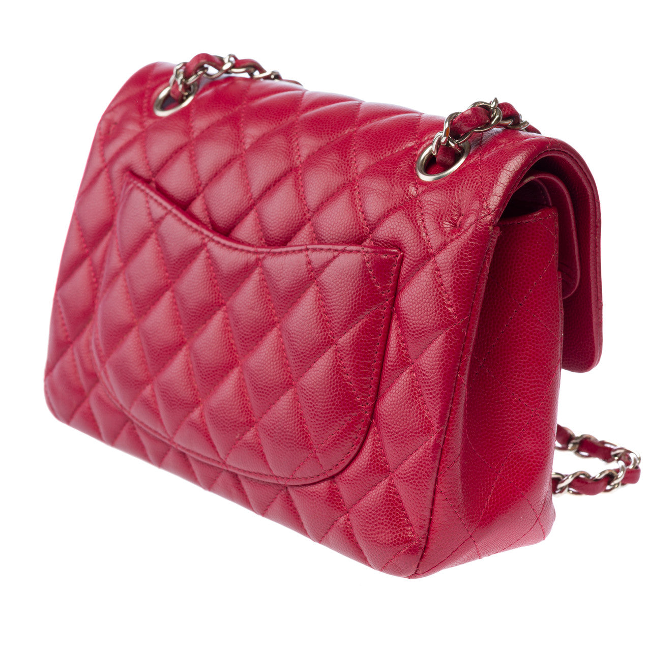Sac CHANEL Timeless/Classique en Cuir Rouge - 103056