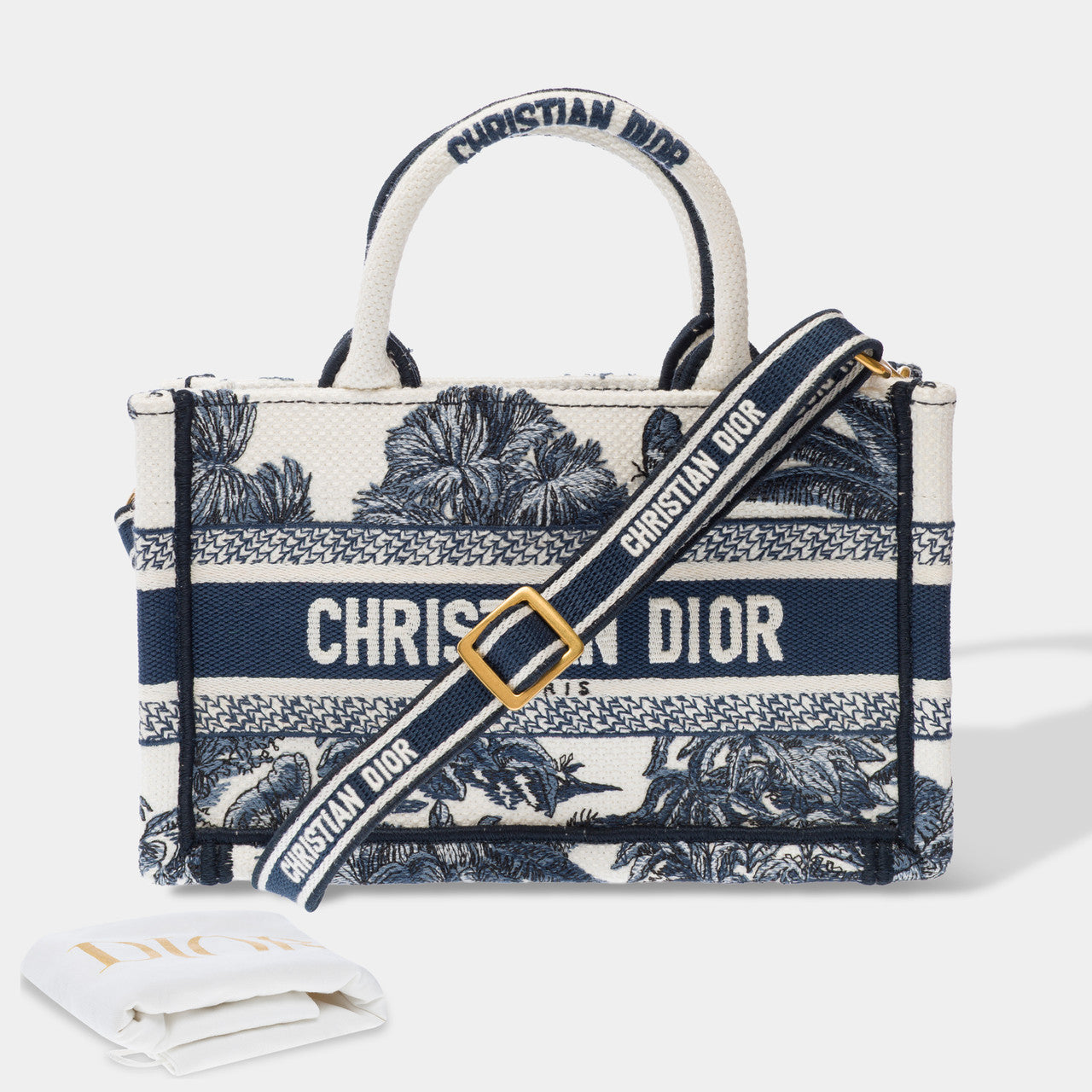 Sac DIOR Book Tote en Toile Blanc - 103050