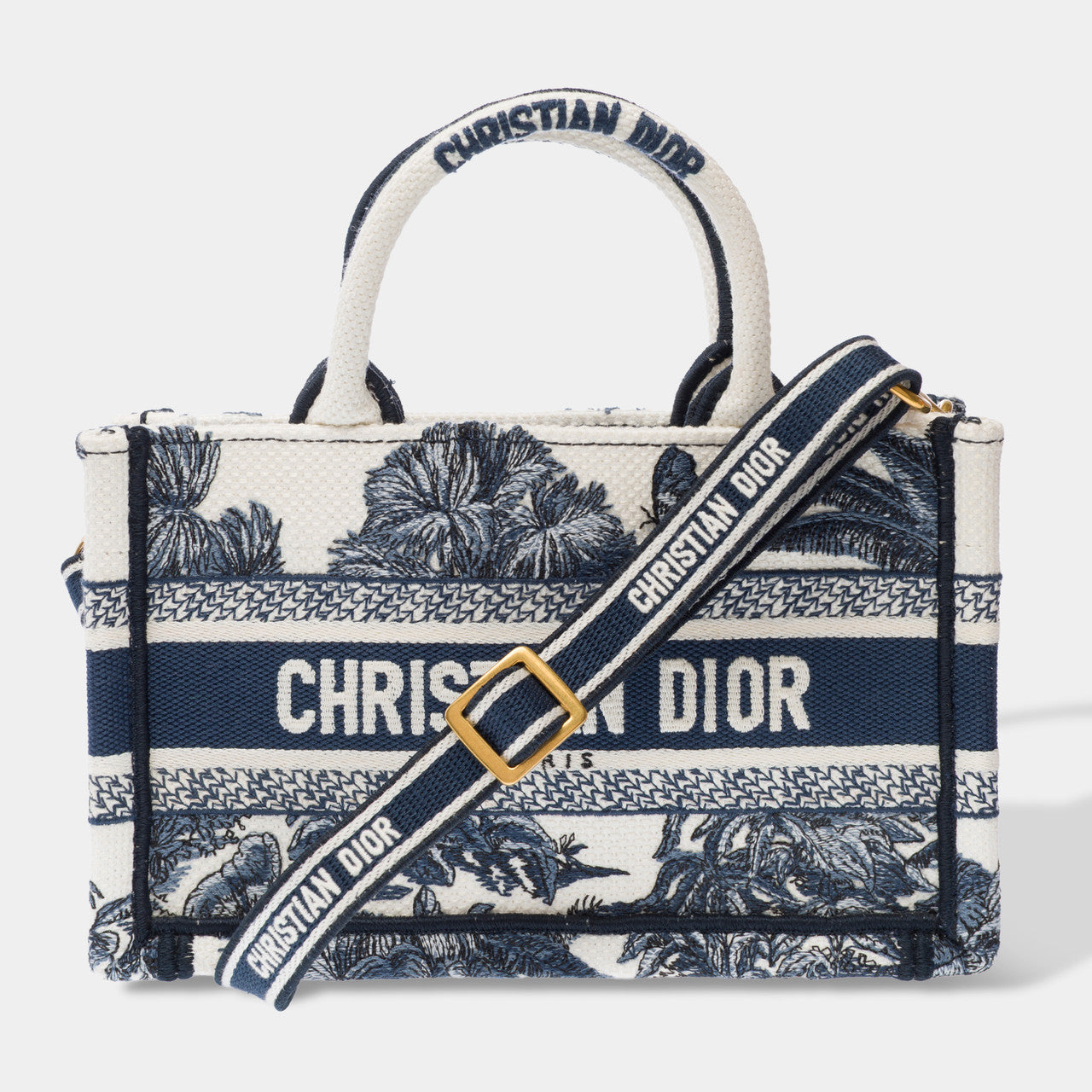 Sac DIOR Book Tote en Toile Blanc - 103050