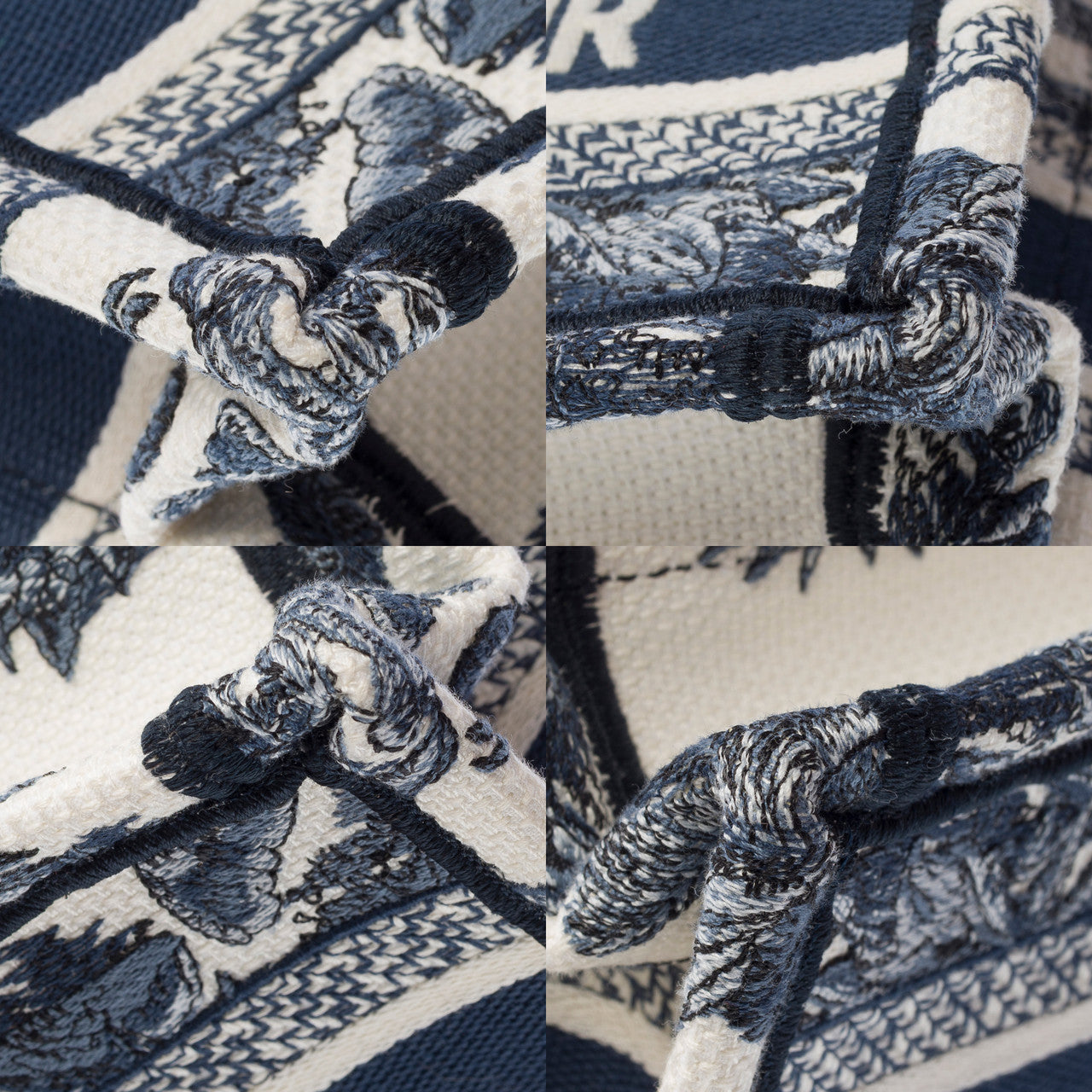 Sac DIOR Book Tote en Toile Blanc - 103050