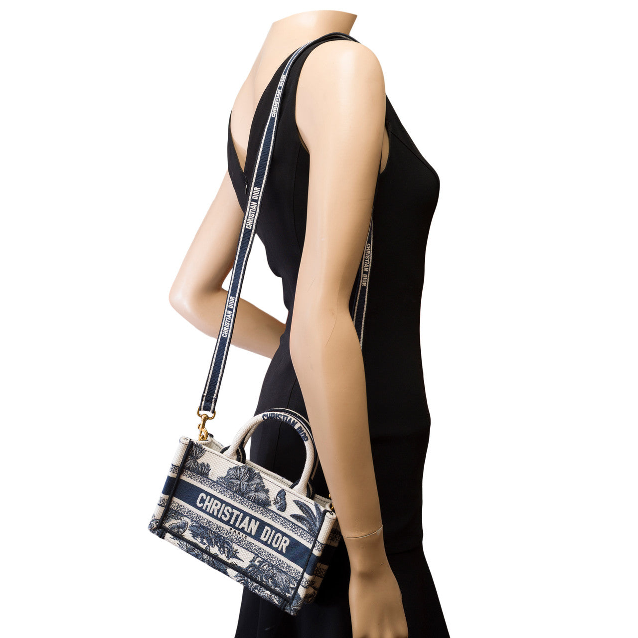 Sac DIOR Book Tote en Toile Blanc - 103050